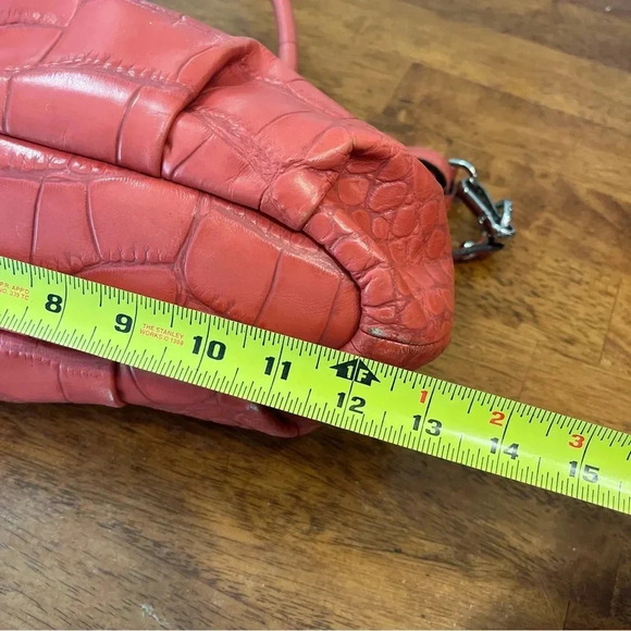 Coach Madison Sophia Croc Embossed Leather Satchel Crossbody Shoulder bag purse - Picture 13 of 16